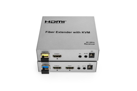 Konwerter HDMI na światłowód SPH-FO11 KVM 4K 60Hz