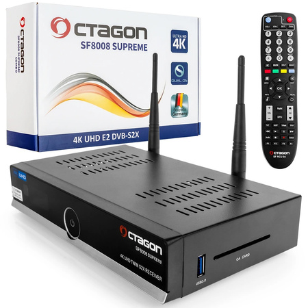 OCTAGON SF8008 SUPREME TWIN Dual OS WiFi 1200Mbps