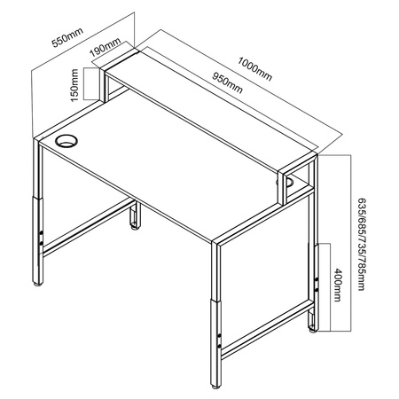 FUNKY FURNITURE DESK