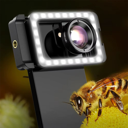 Apexel M15 15x Makroobjektiv mit LED 4K FULL HD