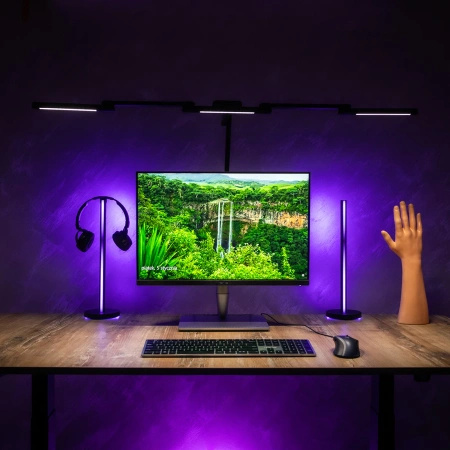 Glow LED shadowless drafting desk lamp D2