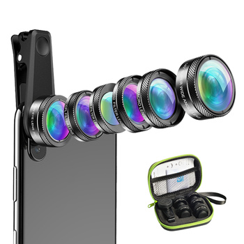 Apexel Objektive und Filter für Smartphone 6in1 DG6V2
