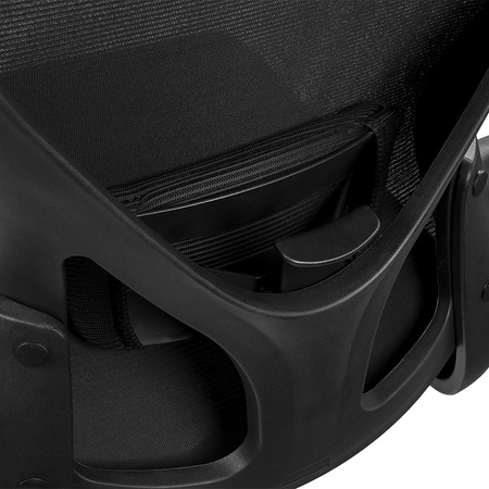 ARON Black swivel office chair