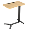 Buddy manual height-adjustable table black, wood