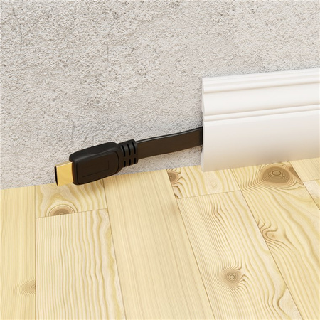 Kabel HDMI 2.0 UltraHD 4K@60Hz PŁASKI Goobay 1.5m