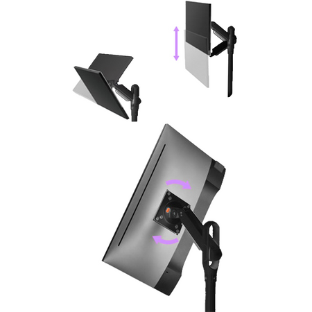 Mobiler TV-Monitorständer SPE-T01B 10kg, schwarz