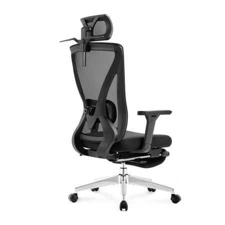 Zestaw regulowany fotel SPC-GILDA + biurko narożne elektryczne SPE-L124 180×120×60