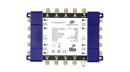 Spacetronik Pro Series MS-0508CL 5/8C multipřepínač