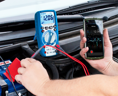 Multimetr cyfrowy BT LCD TruRMS IP67 PeakTech 3445