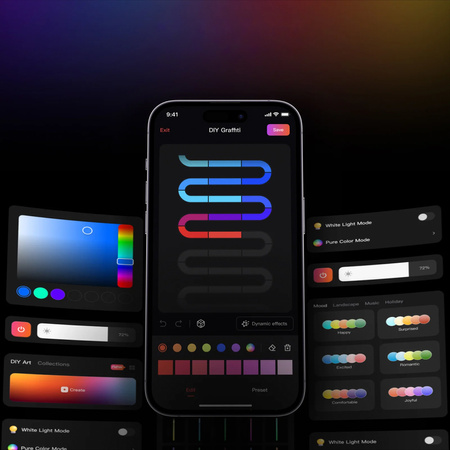 Taśma Smart LED RGBIC 6m Yeelight Basic Strip