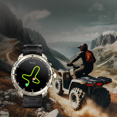 Smartwatch Kumi U5 Pro 170 trybów SPORT Czarny