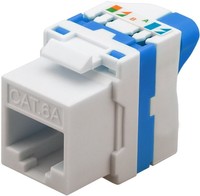 Keystone konektor RJ45 CAT 6A UTP 500MHz us...