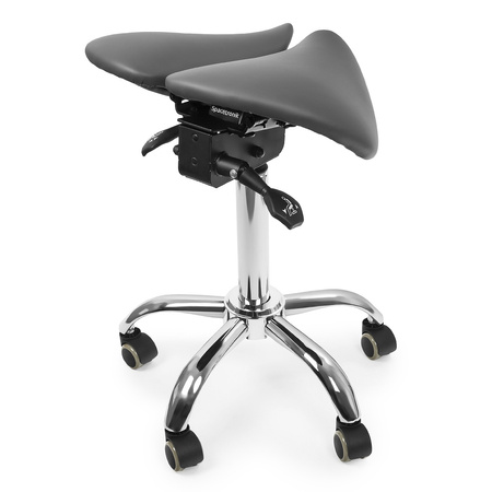 Ergonomický nastaviteľný hoker SELLA sivý