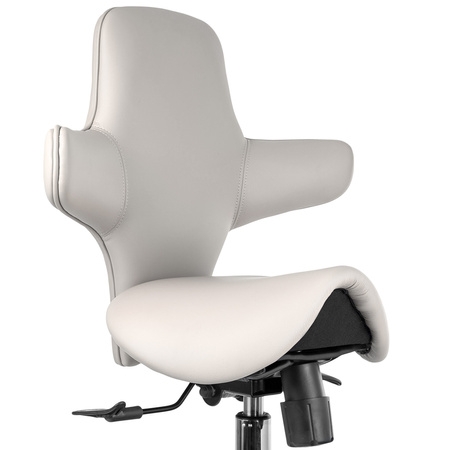 Ergonomiczny hoker regulowany SELLA 4 biały