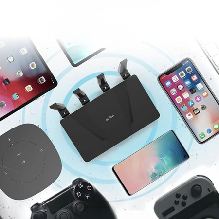 Router Wi-Fi 6 2.4/5GHz VPN GL.iNet Flint