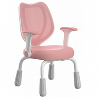 Krzesło dziecięce SPC XD26P różowe regulacja wysokości podłokietniki
