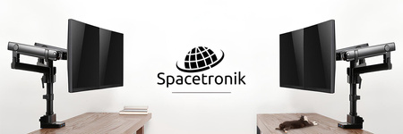 Uchwyt na dwa monitory Spacetronik SPA-H120