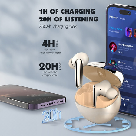 TWS LDNIO T01_B Wireless Headphones