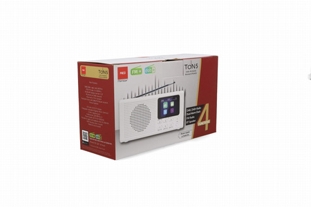DAB+/DAB/FM/BT-Radio OPTICUM RED TON5 - WEISS