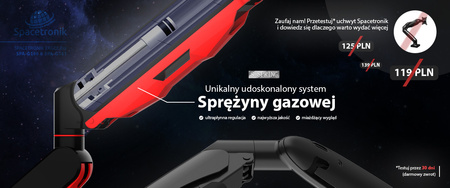 Monitorhalterung Spacetronik SPA-G161 schwarz