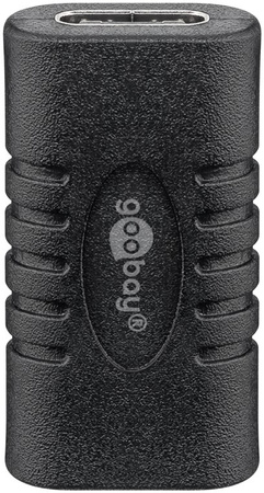 Adaptér USB-C na USB-C (soudkovitý) Goobay BLACK