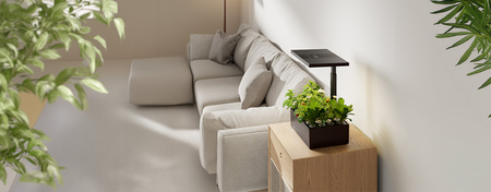 Doniczka do roślin z wyświetlaczem LCD SPGC20BC