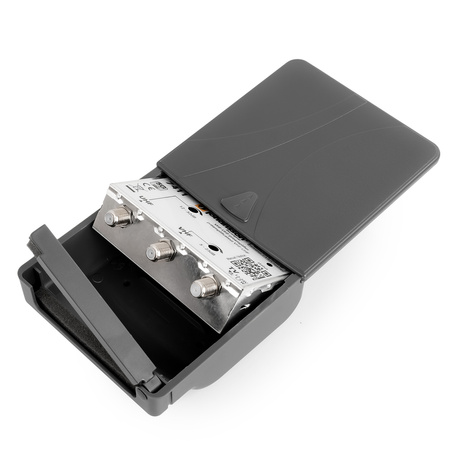 Johansson 7411 LTE UHF+VHF mast antenna diplexer