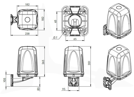 Antena 9w1 CPE 5G/WiFi/GPS MIMO4x4 Poynting EPNT-4