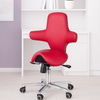 Ergonomiczny hoker regulowany SELLA czerwony