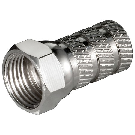 Schraubbarer F-Stecker 52mm/20mm Big Nut Goobay