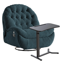 Zestaw wypoczynkowy fotel Spacetronik Flax 04M + stolik regulowany BUDDY