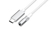 Adapter USB-C auf Klinke 3,5mm mit DAC weiß