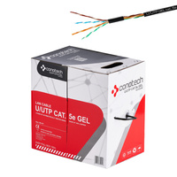 Krátená dvojlinka CAT5e U/UTP AWG24 CU PVC+PE 5,3 Fca 305m