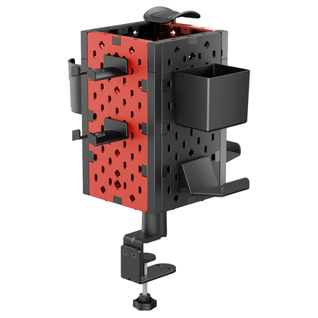 Příslušenství pro držitele perforovaná deska SPB-154R, červená/černá