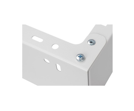 Uchwyt Rack ścienny 19" 6U 330mm Szary