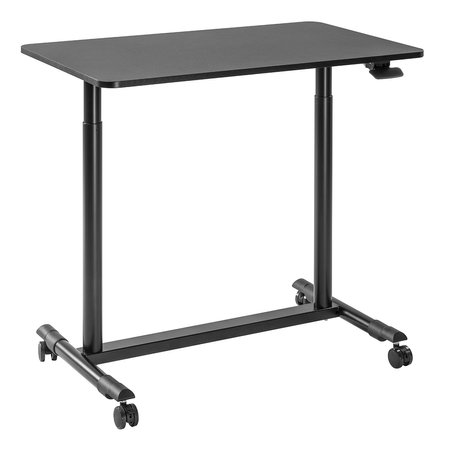 Buddy 04 adjustable table on wheels black