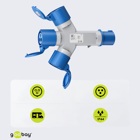 EV charging adapter plug AC 23kW 230V 10A LAPP