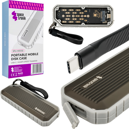 Przenośna obudowa dysku M.2 NVME/NGFF SPU-HDC02
