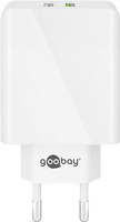 2x USB QC 3.0 28W Goobay power charger WHITE