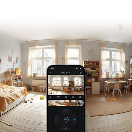 Kamera wewnętrzna obrotowa 2K 4MP WiFi Aosu P1 Pro SL-C2P