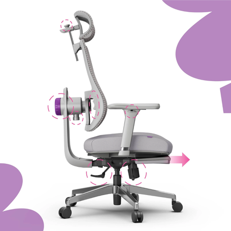 Laptopständer für Stuhl Lumbo A01 Grau