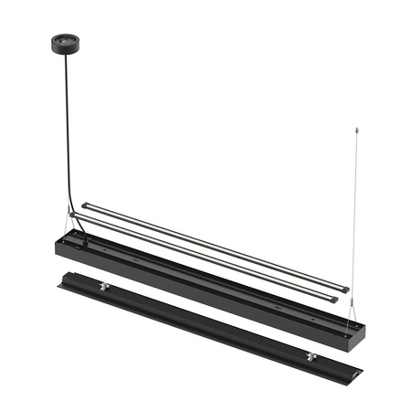 Lampa sufitowa podwieszana LED GLOW D22 Pro Czarna