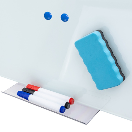 Magnetická skleněná nástěnná tabule SPB204 60x45