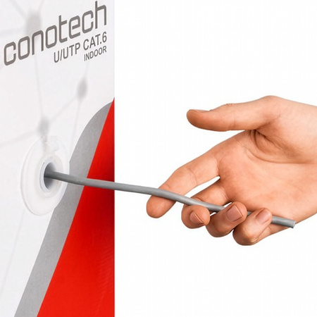 Kroucená dvojlinka CAT5e U/UTP AWG24 CU PVC+PE 5,3 Fca 305m