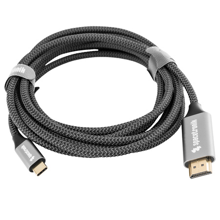 Spacetronik KCH-SPA020 2m kábel USB-C 3.1 HDMI 4K