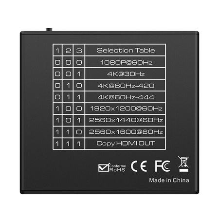 Prevodník HDCP2.2 na HDCP1.4 Spacetronik SP-H22H14