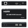 Przedłużacz HDMI KVM po skrętce 60 m 4K@30 Hz