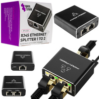 RJ45 1 by 2 network splitter SP-LC22