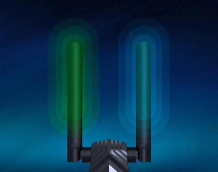 Karta sieciowa USB 3.0 Wi-Fi 6 1800Mbps WDN1800H