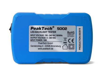Tester LED i podświetlenia 0 do 300V PeakTech 5002